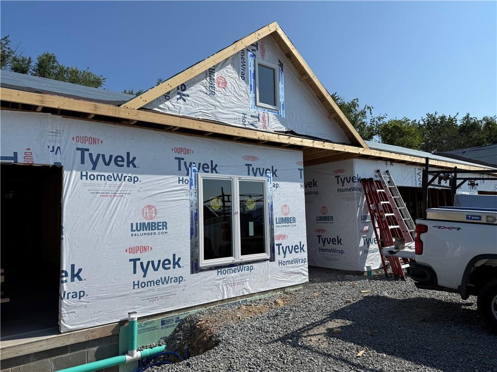 a sign on the side of a building