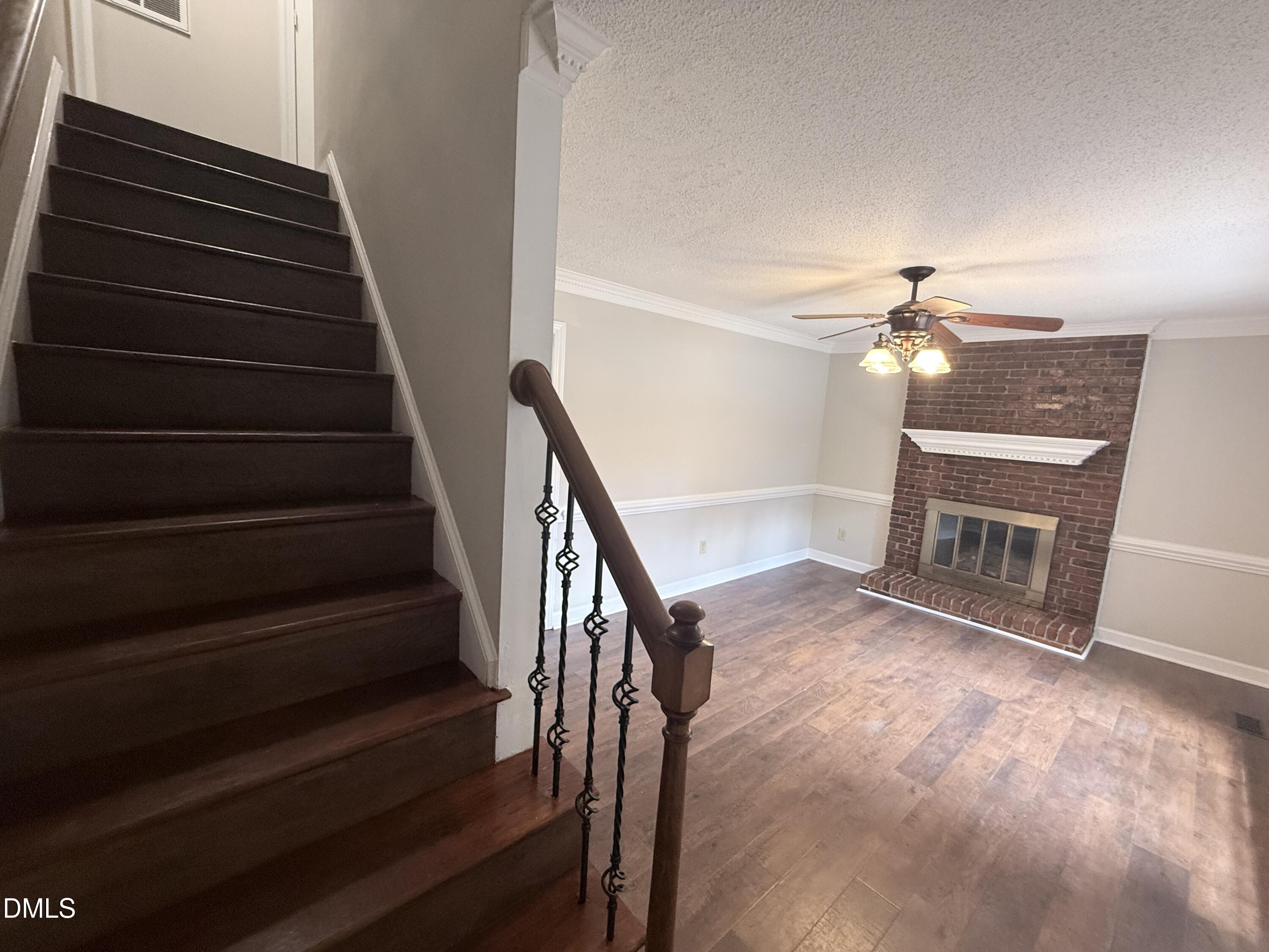 2900 Broadlands Drive Raleigh, NC 27604 - Photo 22 of 60 a view of entryway and hall with wooden floor