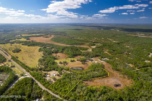 a view of an outdoor space and mountain view