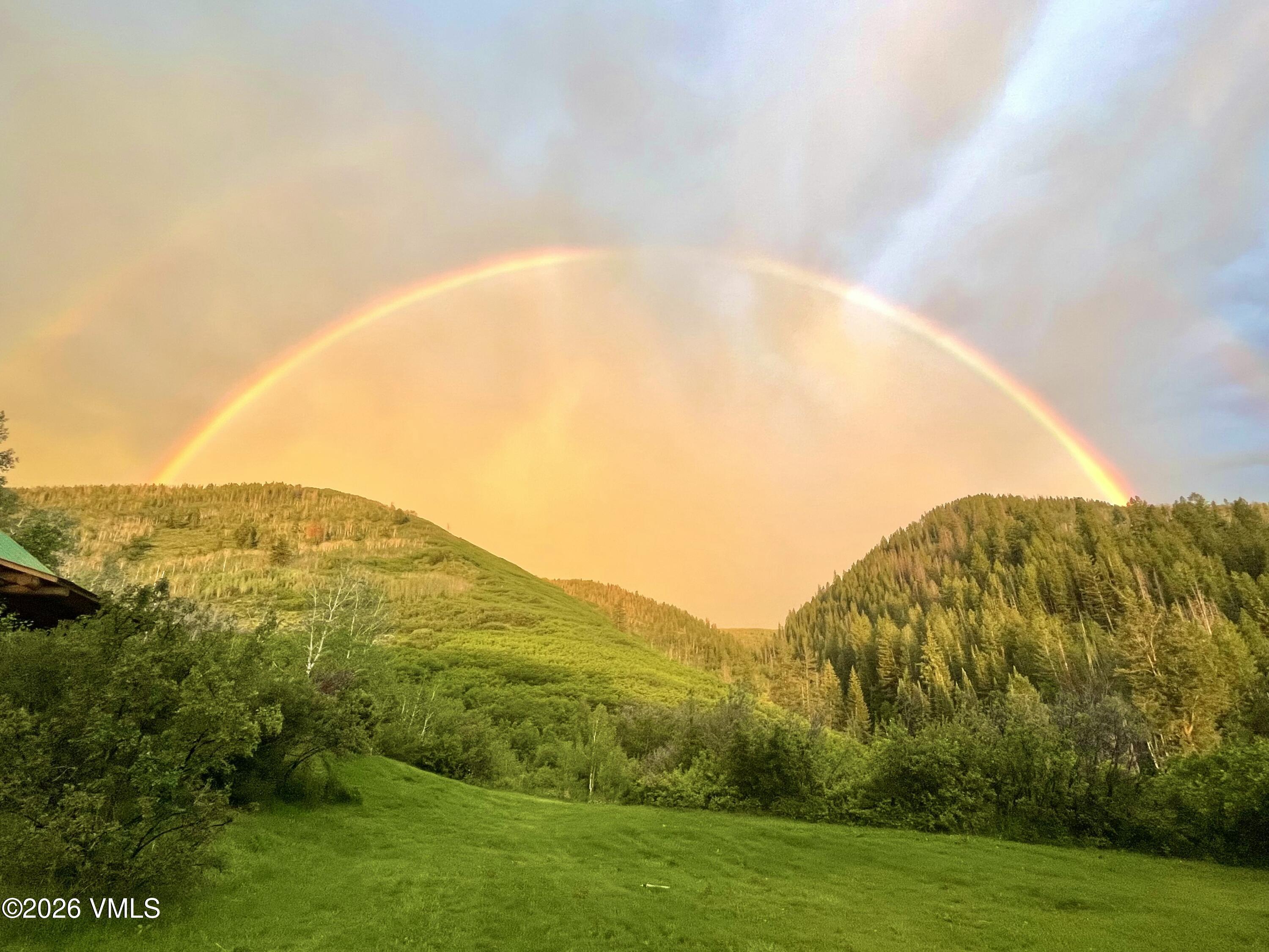 6010 Salt Creek Road Eagle, CO 81631 - Photo 41 of 69 Front Yard Summer Rainbow