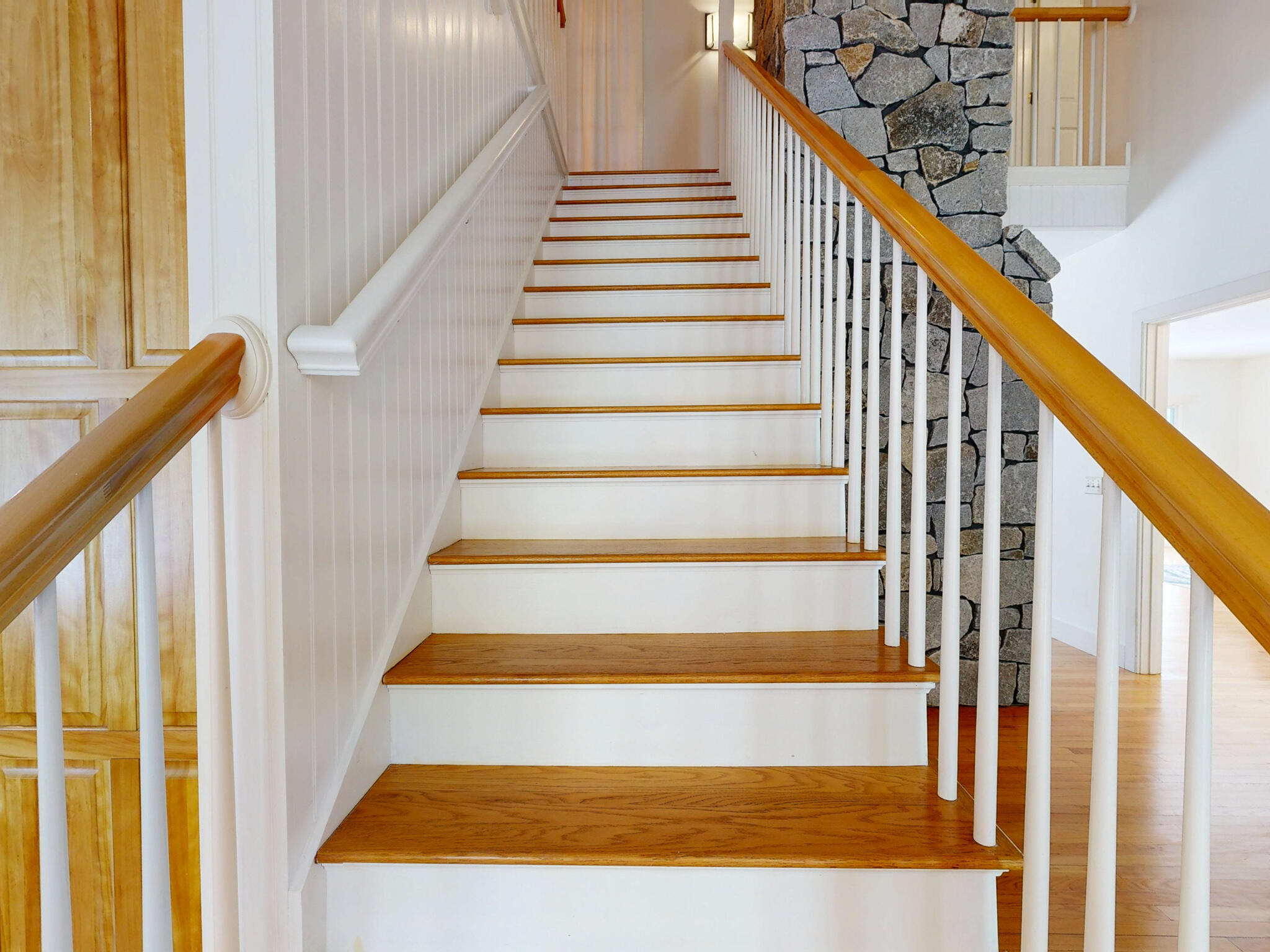 299 Gates Road Jefferson, ME 04348 - Photo 47 of 121 Stairs Leading To 2nd Floor