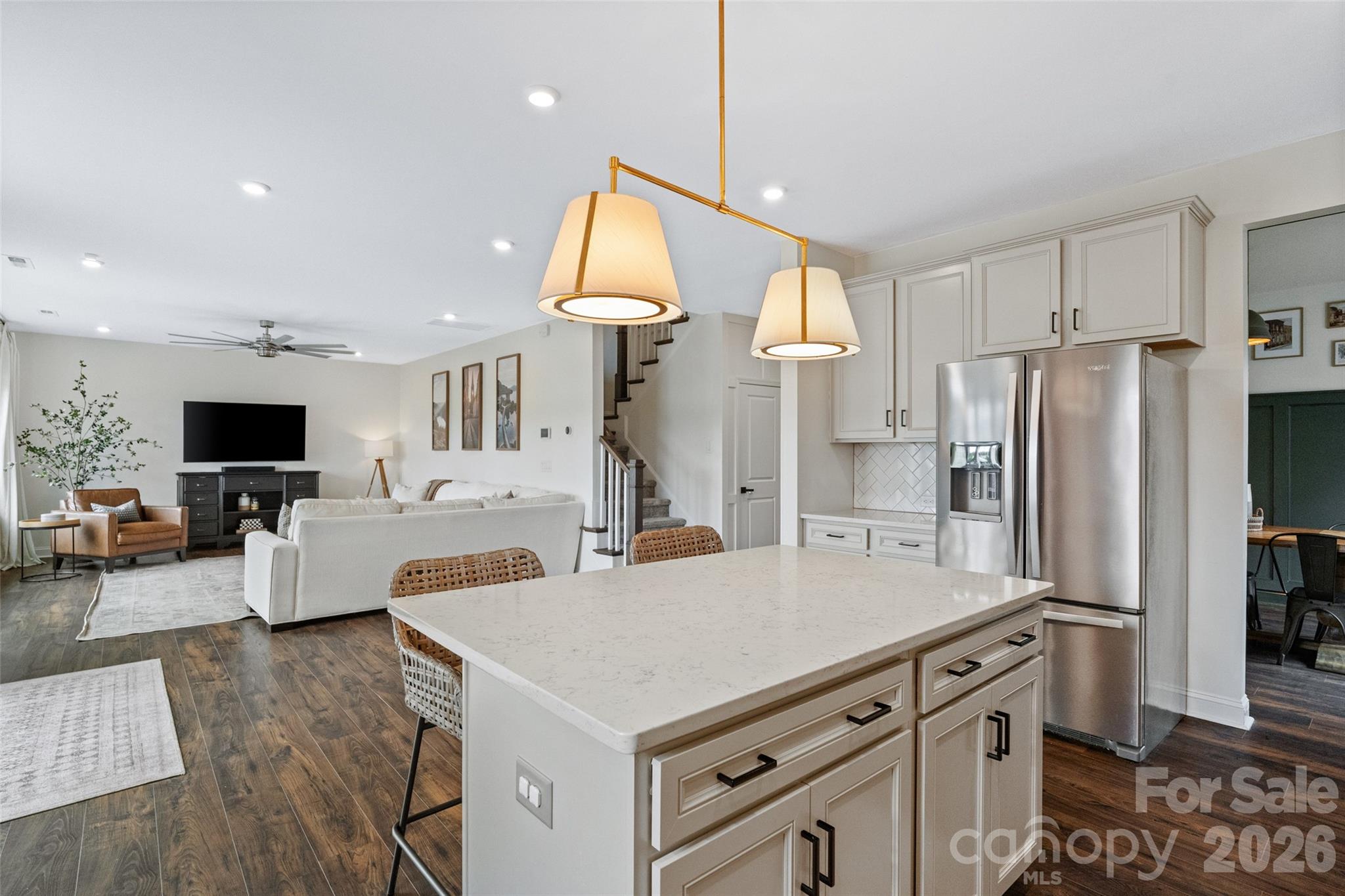 1350 Fishing Creek Road Clover, SC 29710 - Photo 16 of 47 a kitchen with sink cabinets and stainless steel appliances