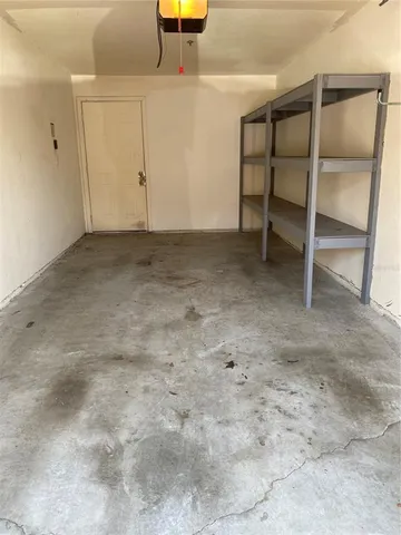 a view of a room with an empty space