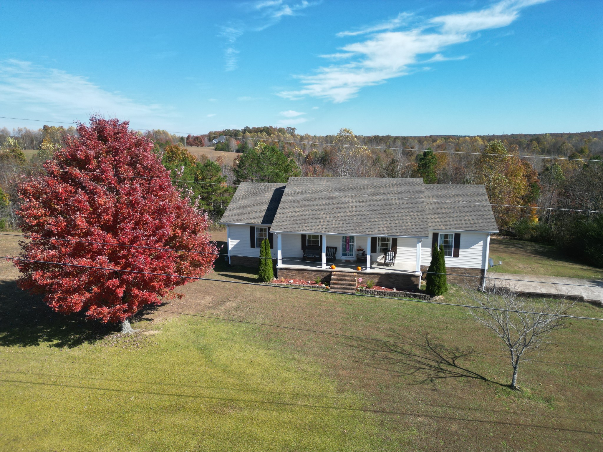 front view of house with a yard