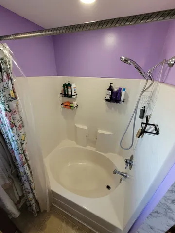 a car parked in a parking space