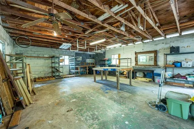 a city view with tall buildings