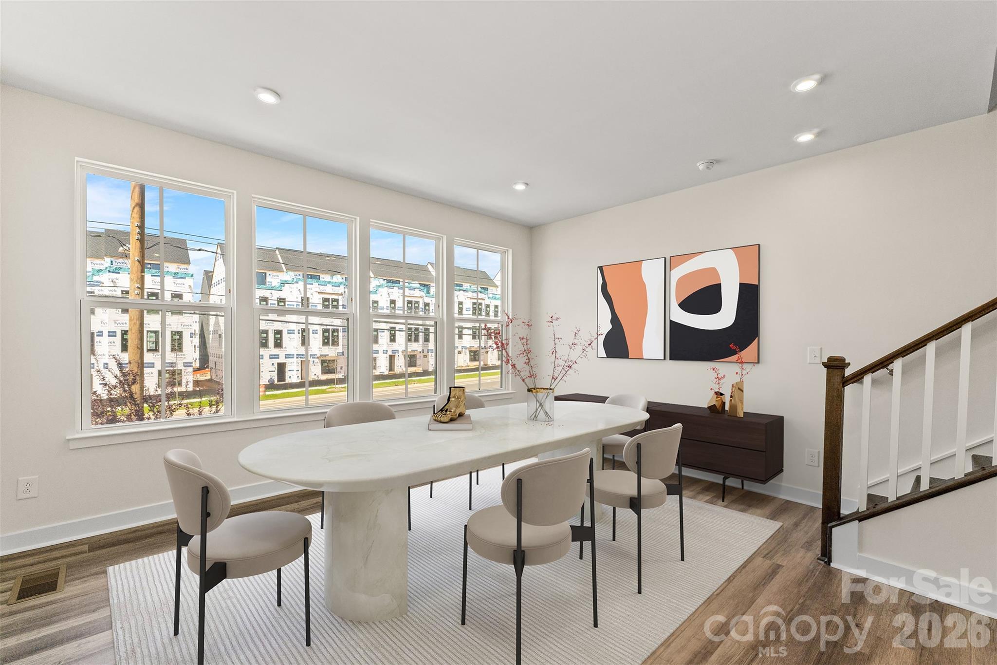 3645 South Tryon Street Charlotte, NC 28217 - Photo 14 of 45 a view of a dining room with furniture and a window