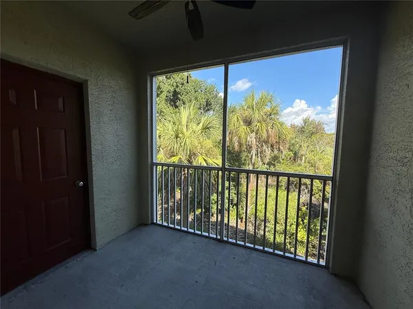 a view of a porch
