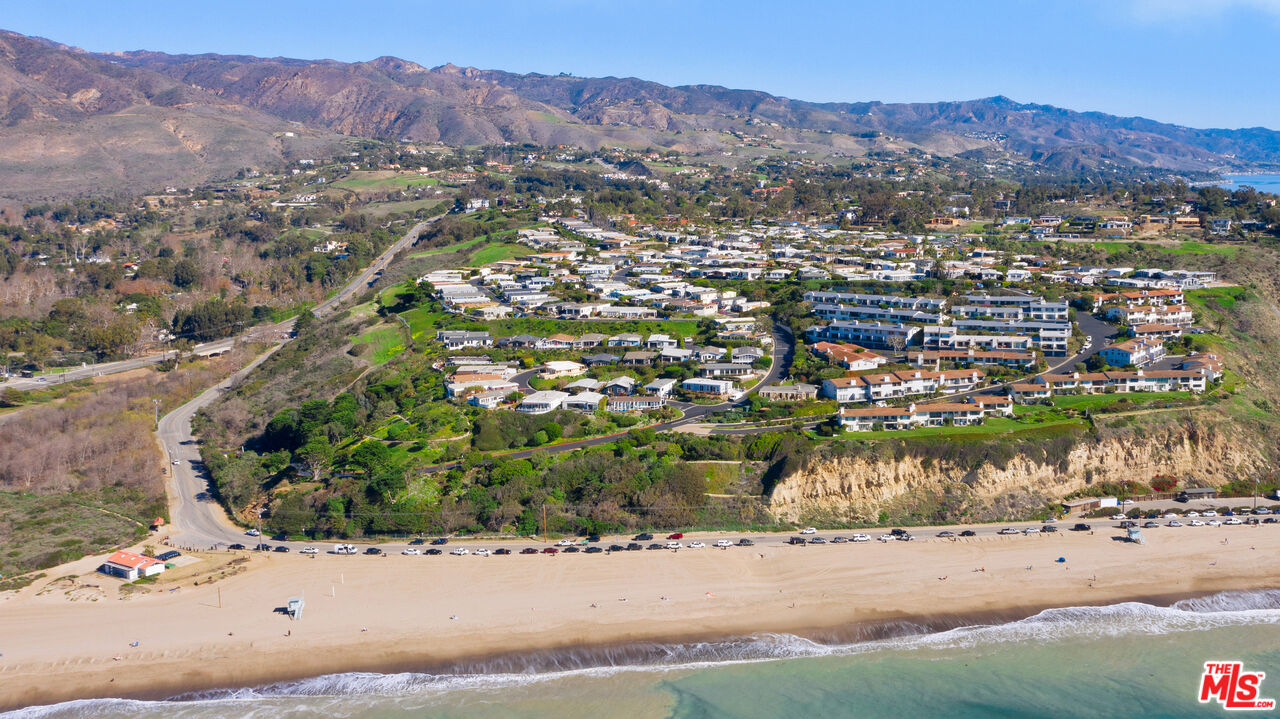 29500 Heathercliff Road, Unit 70 Malibu, CA 90265 - Photo 34 of 38 an aerial view of residential house with a lake view