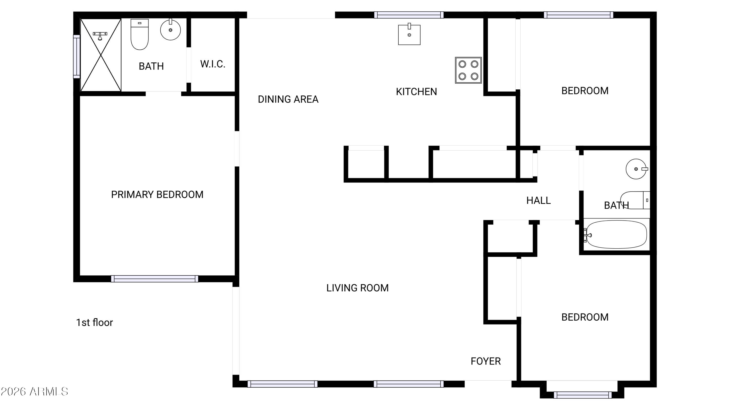 19002 North 14th Place Phoenix, AZ 85024 - Photo 27 of 27 a picture of a floor plan