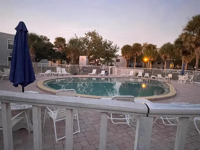 a view of a fountain in the roof of a house