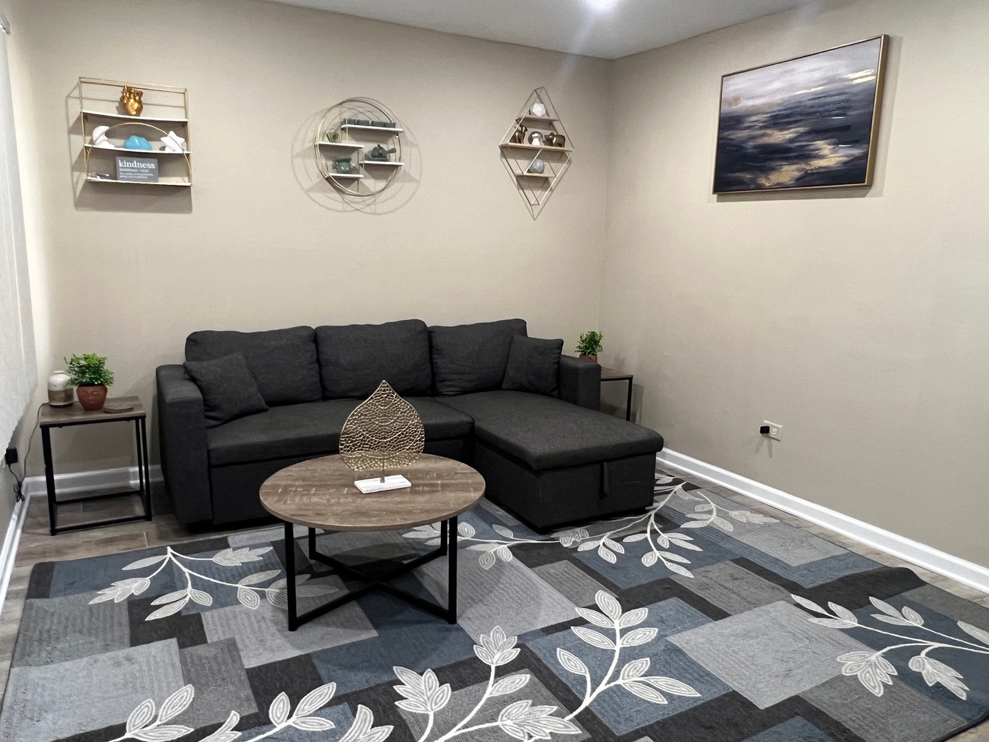 4764 South Shields Avenue Chicago, IL 60609 - Photo 7 of 10 a living room with furniture a rug and a table