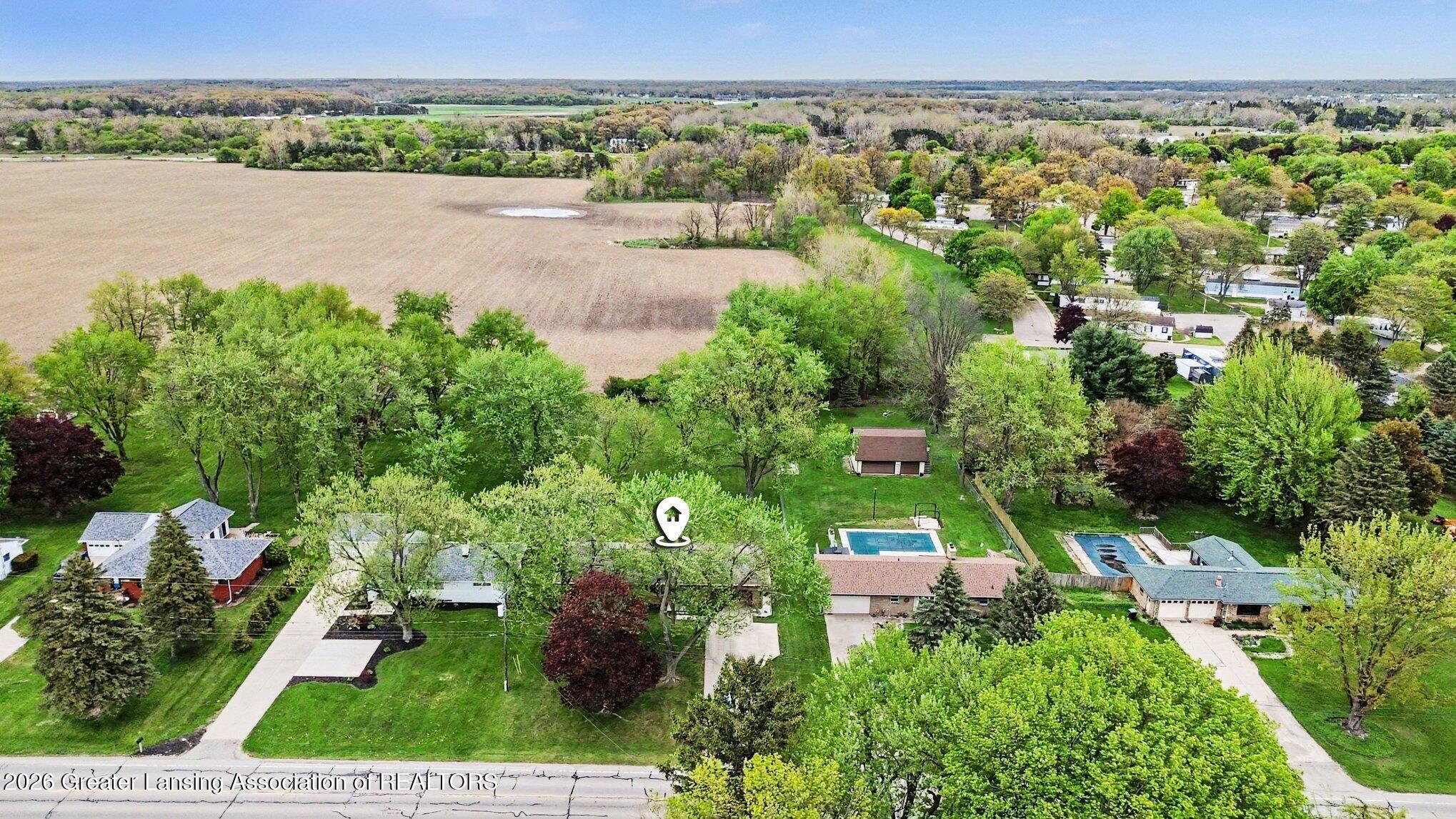 15515 Wood Road Lansing, MI 48906 - Photo 21 of 24 21-Aerial View