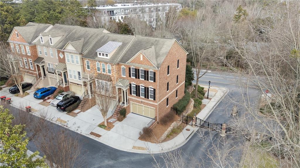 2871 Overlook Way Atlanta, GA 30324 - Photo 29 of 32 an aerial view of a house with a yard