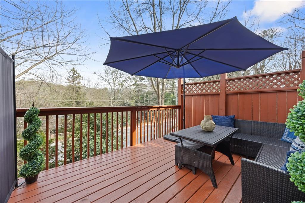 2871 Overlook Way Atlanta, GA 30324 - Photo 9 of 32 a view of a patio on the roof deck