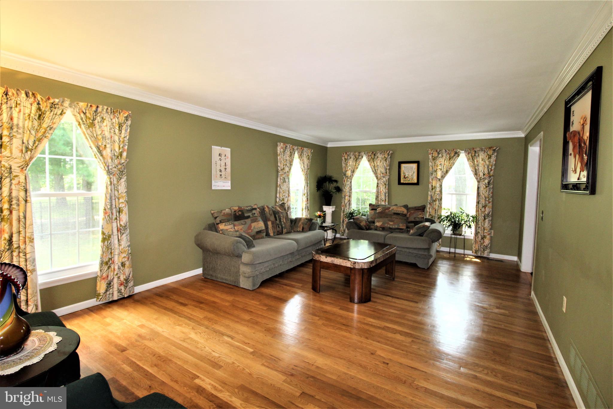 232 Village Road East Princeton Junction, NJ 08550 - Photo 3 of 34 Huge Living room w/solid hardwood floor, molding