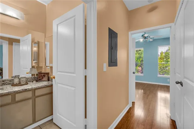 a view of a garage with cars