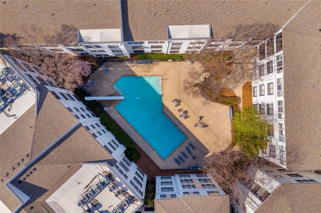 821 Ralph McGill Boulevard Northeast, Unit 2303 Atlanta, GA 30306 - Photo 33 of 43 an aerial view of a house