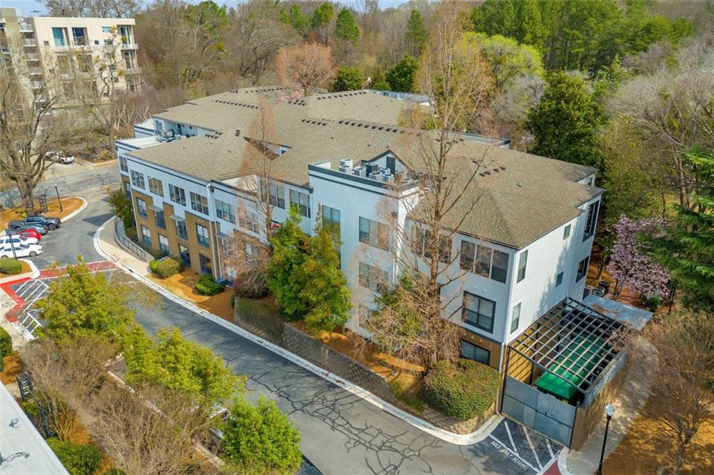 821 Ralph McGill Boulevard Northeast, Unit 2303 Atlanta, GA 30306 - Photo 34 of 43 an aerial view of a house