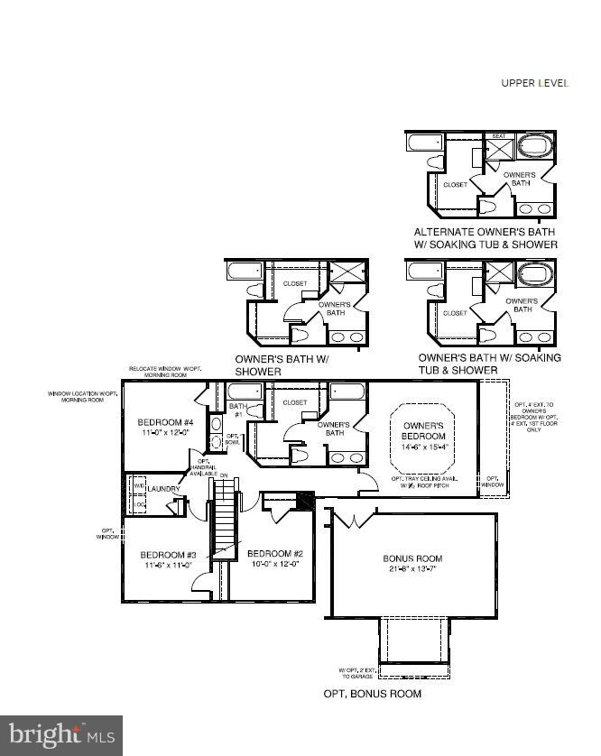 14315 Lusby Ridge Road Accokeek, MD 20607 - Photo 31 of 32 Upper-Level Builder Floor Plan