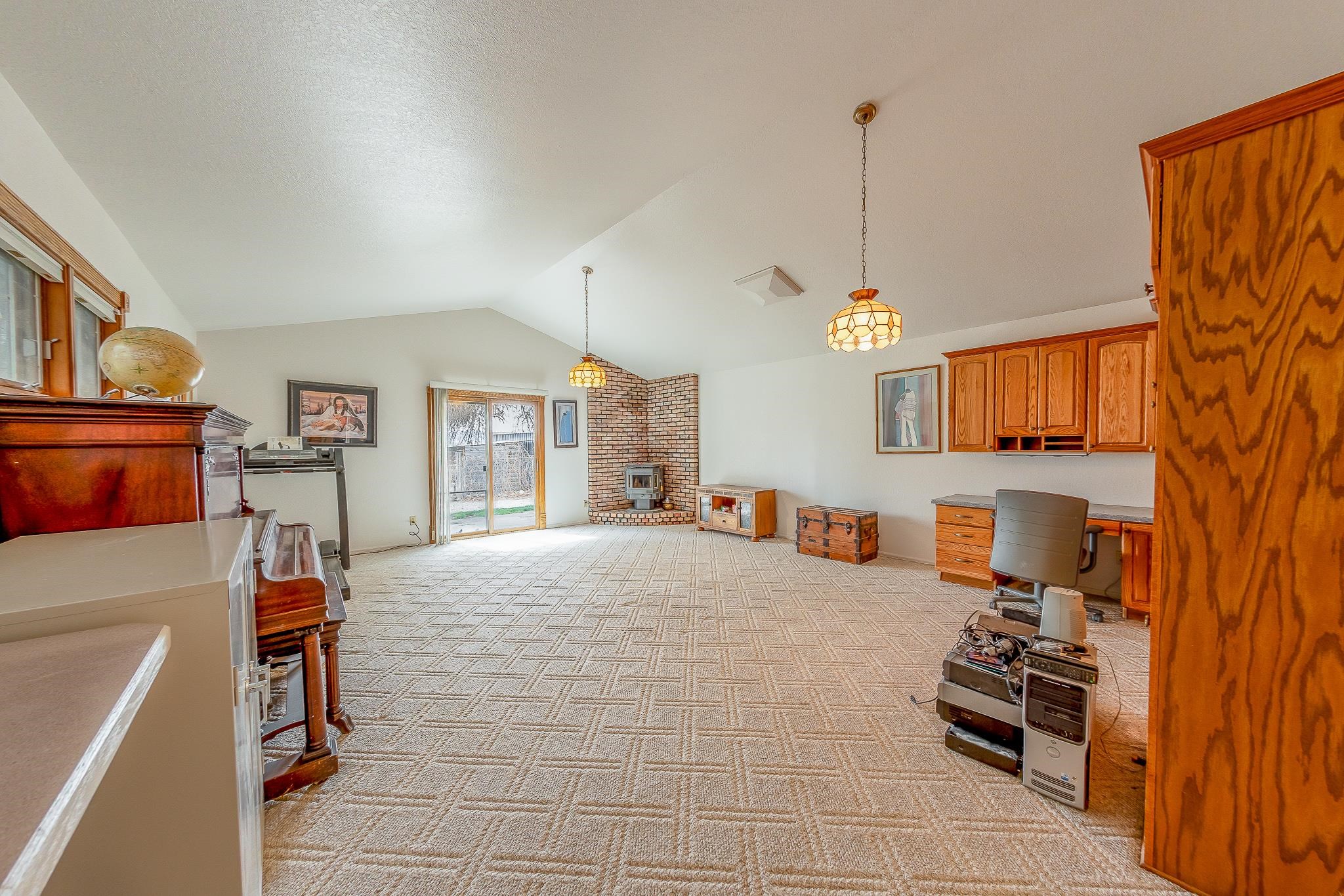 733-35 35 6/10 Road Palisade, CO 81526 - Photo 16 of 42 a dining room with furniture and a chandelier