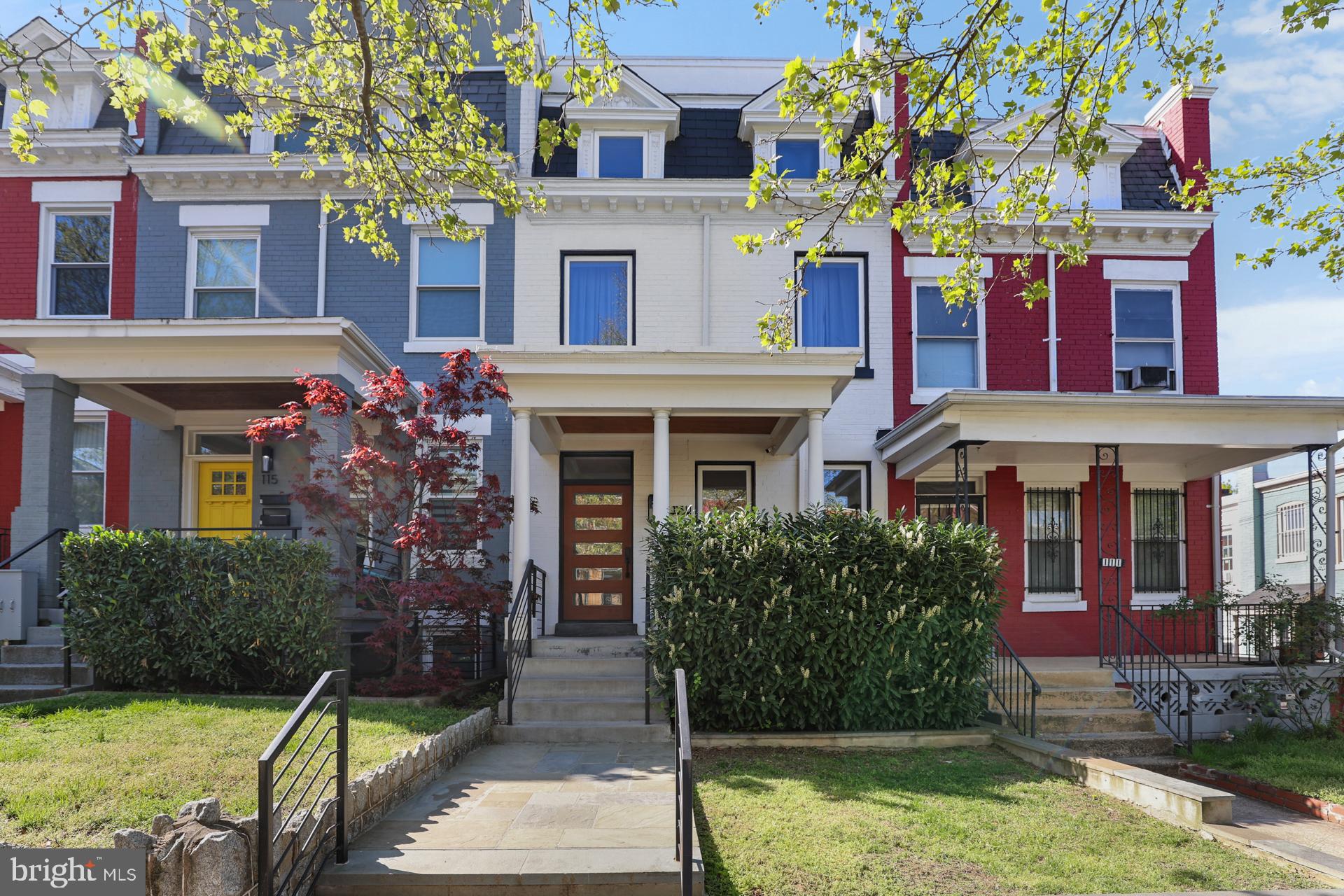 113 U Street Northeast, Unit 1 Washington, DC 20002 - Photo 2 of 63 a front view of a multi story residential apartment building