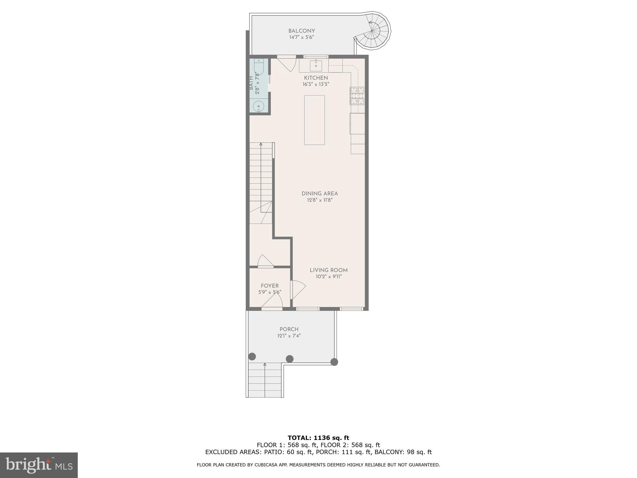 113 U Street Northeast, Unit 1 Washington, DC 20002 - Photo 4 of 63 a picture of a floor plan