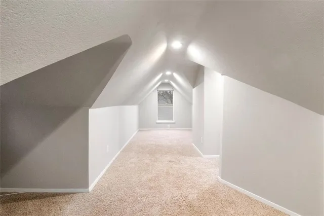 a view of a big room with closet and windows