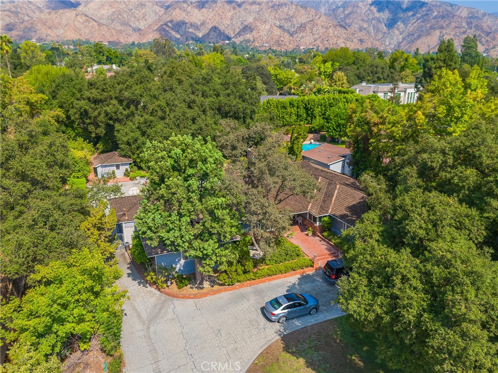 827 Hampton Road Arcadia, CA 91006 - Photo 35 of 37 an aerial view of a house with a yard