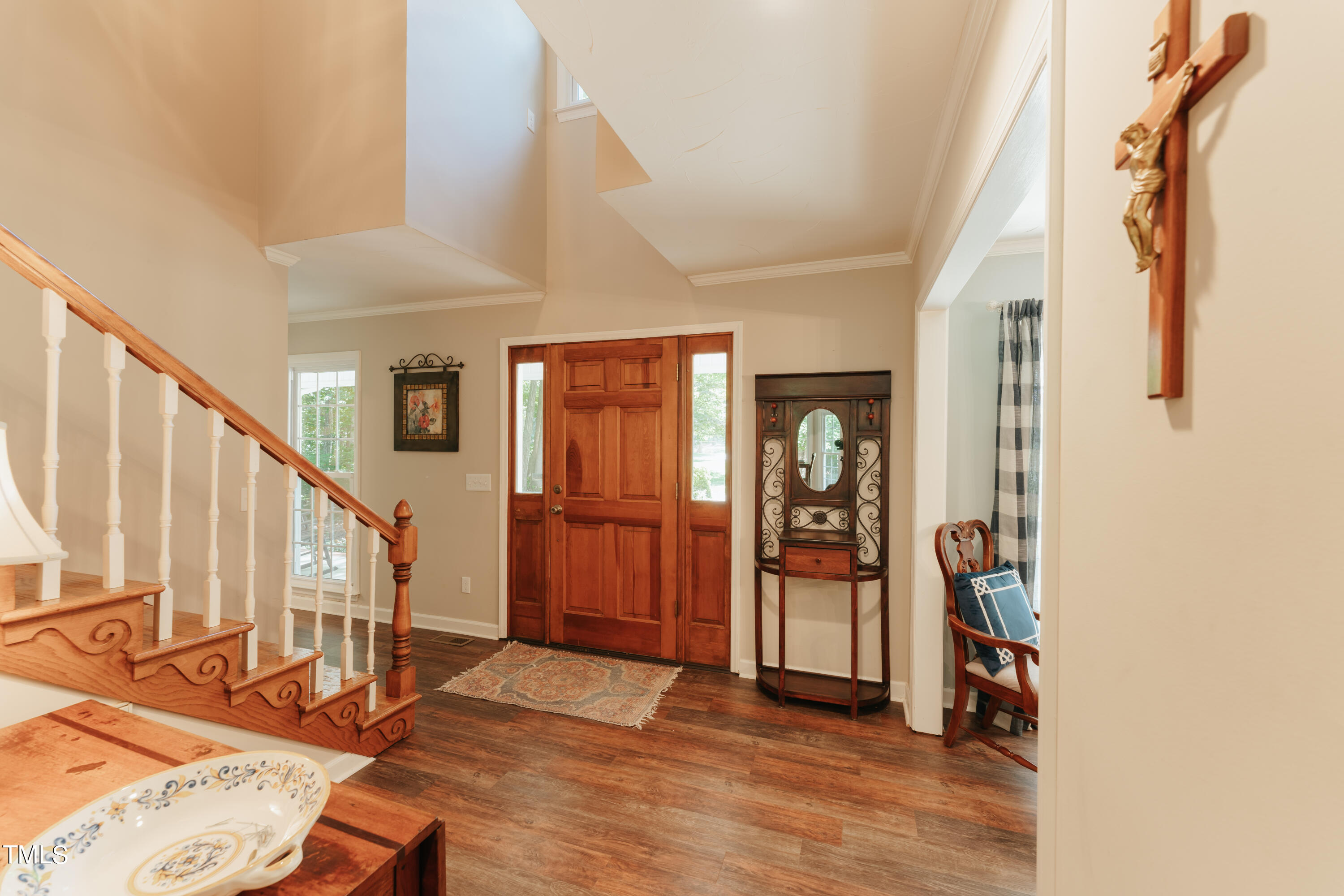 55 Sycamore Road Roxboro, NC 27574 - Photo 11 of 73 a view of an entryway with wooden floor