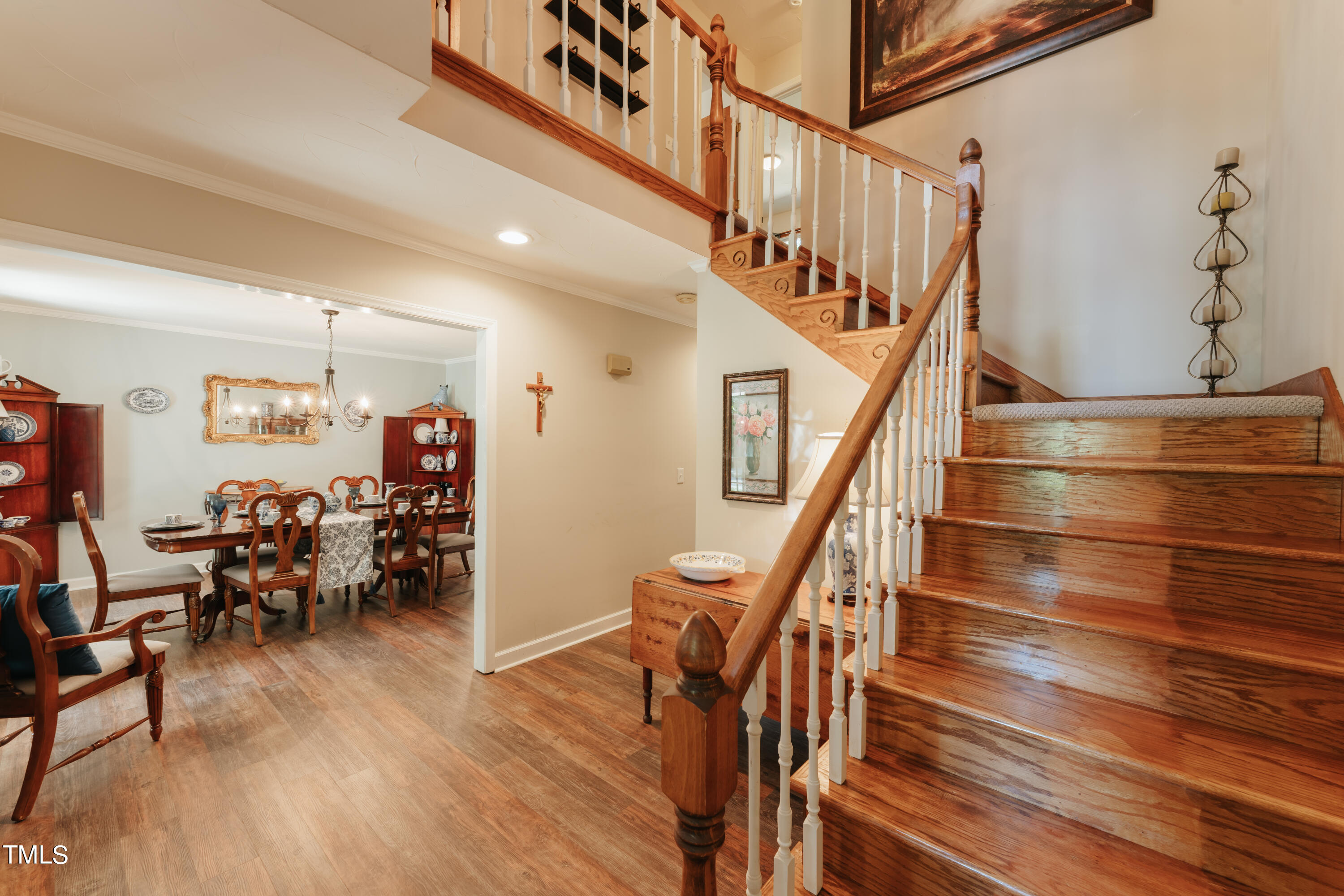 55 Sycamore Road Roxboro, NC 27574 - Photo 15 of 73 a view of entryway and hall with wooden floor