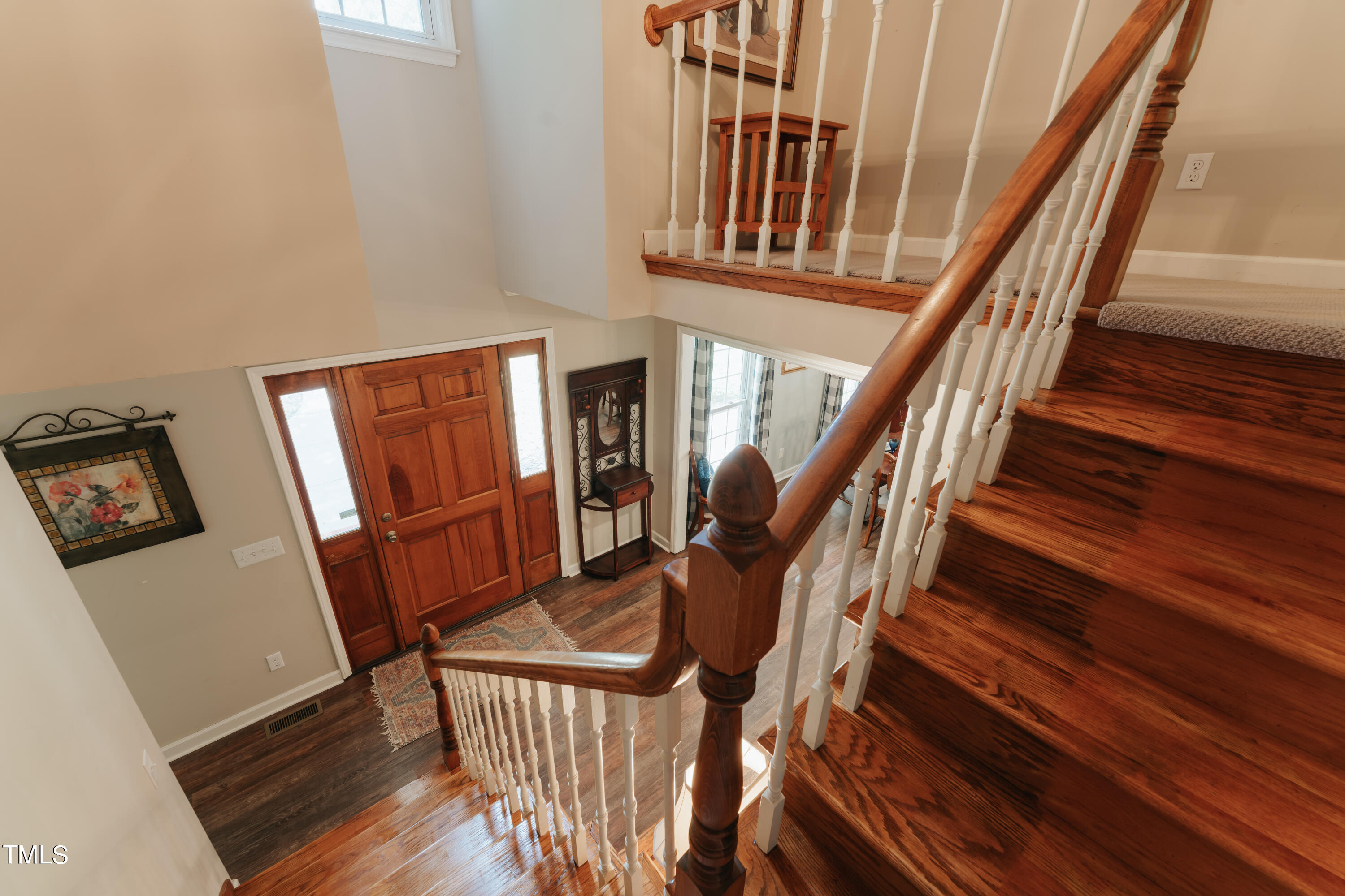55 Sycamore Road Roxboro, NC 27574 - Photo 40 of 73 a view of entryway with wooden floor and stairs