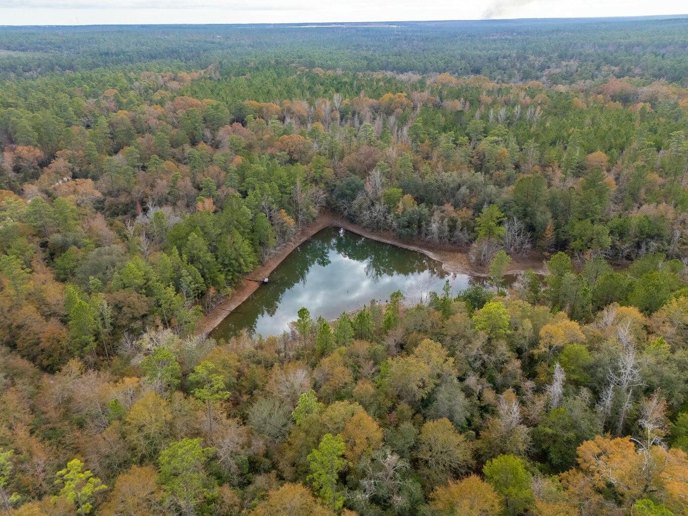 0 North Sherman Kennedy Road Baker, FL 32531 - Photo 2 of 7 an aerial view of residential house with outdoor space and trees all around