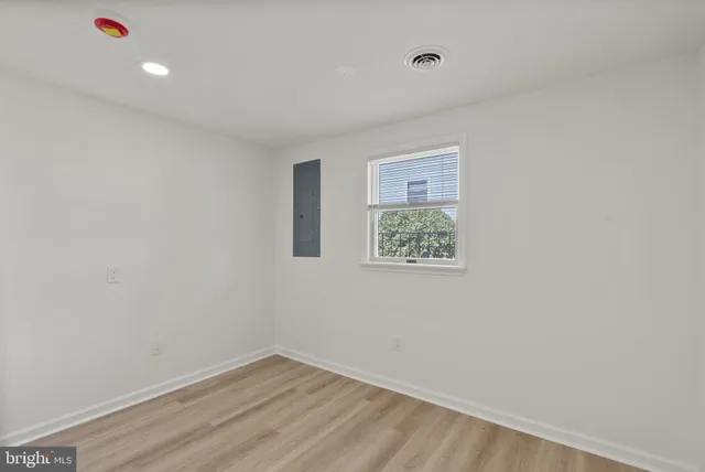 wooden floor in an empty room