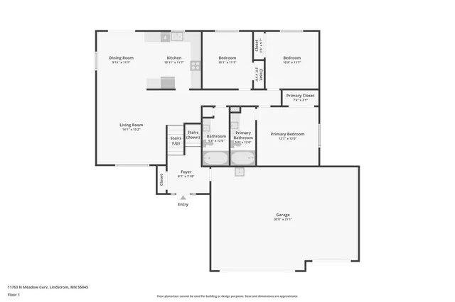 $375,000 | 11763 North Meadow Curve, Lindstrom, MN 55045