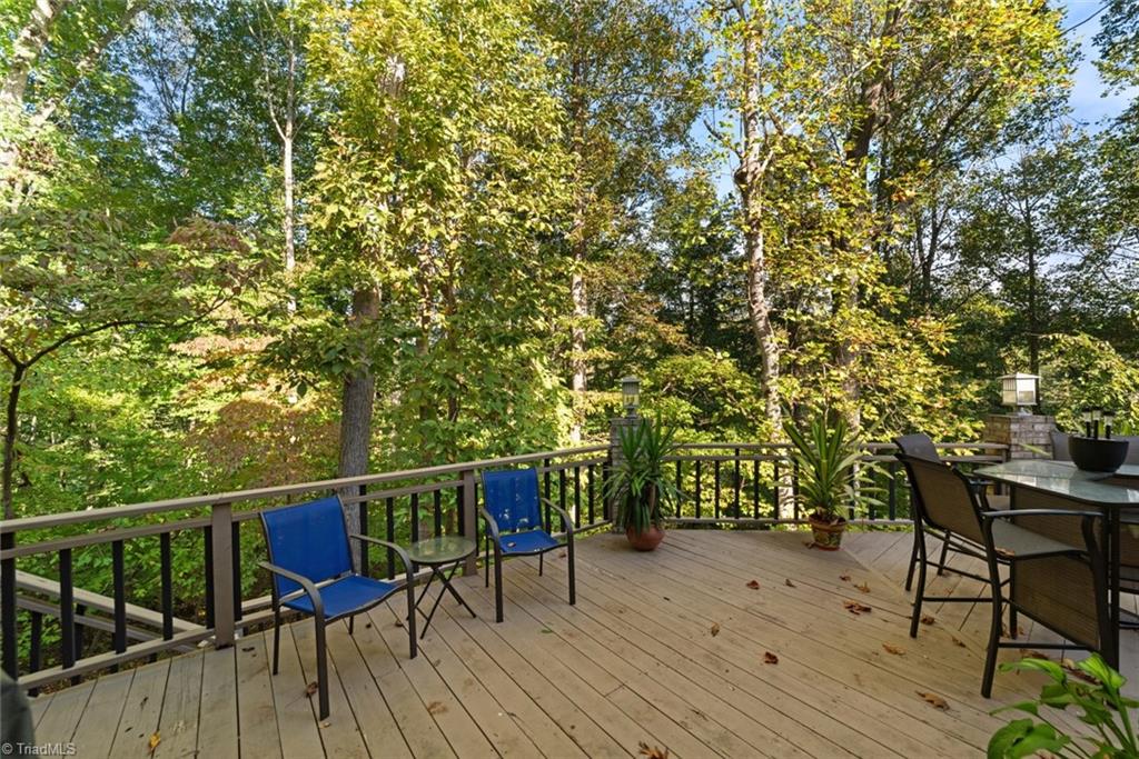 4457 Bent Tree Farm Road Winston-Salem, NC 27106 - Photo 13 of 39 Deck off the sunroom and great room