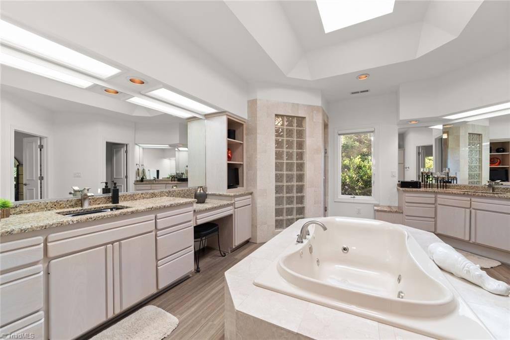 4457 Bent Tree Farm Road Winston-Salem, NC 27106 - Photo 21 of 39 Double vanities and oversized tub for relaxing