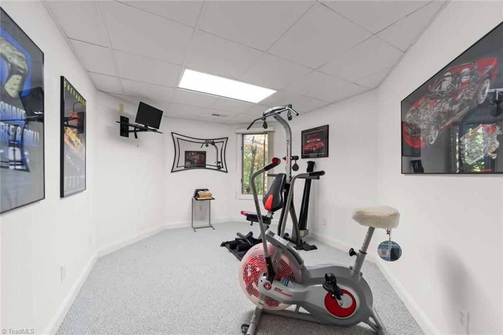4457 Bent Tree Farm Road Winston-Salem, NC 27106 - Photo 30 of 39 Flex room currently used as an exercise room