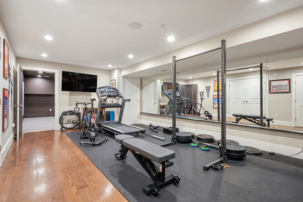 861 East 2nd Street, Unit 1 Boston, MA 02127 - Photo 22 of 30 a view of a room with gym equipment