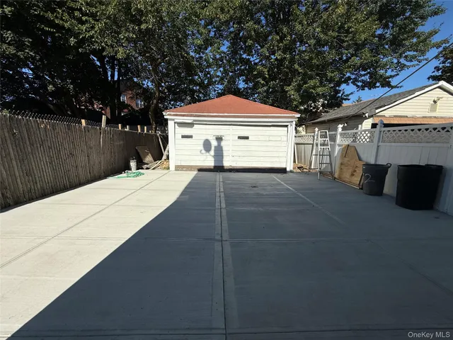 a backyard of a house