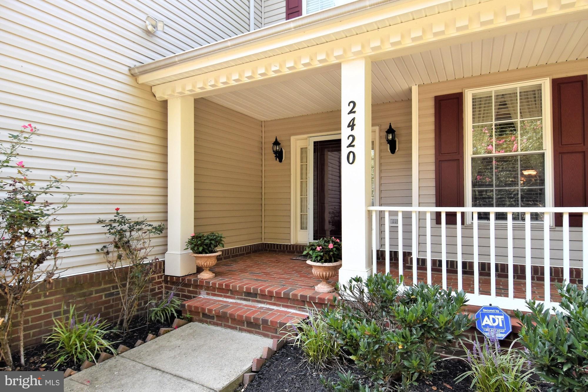 2420 Powderhorn Way Crofton, MD 21114 - Photo 2 of 85 Covered Brick Front Porch