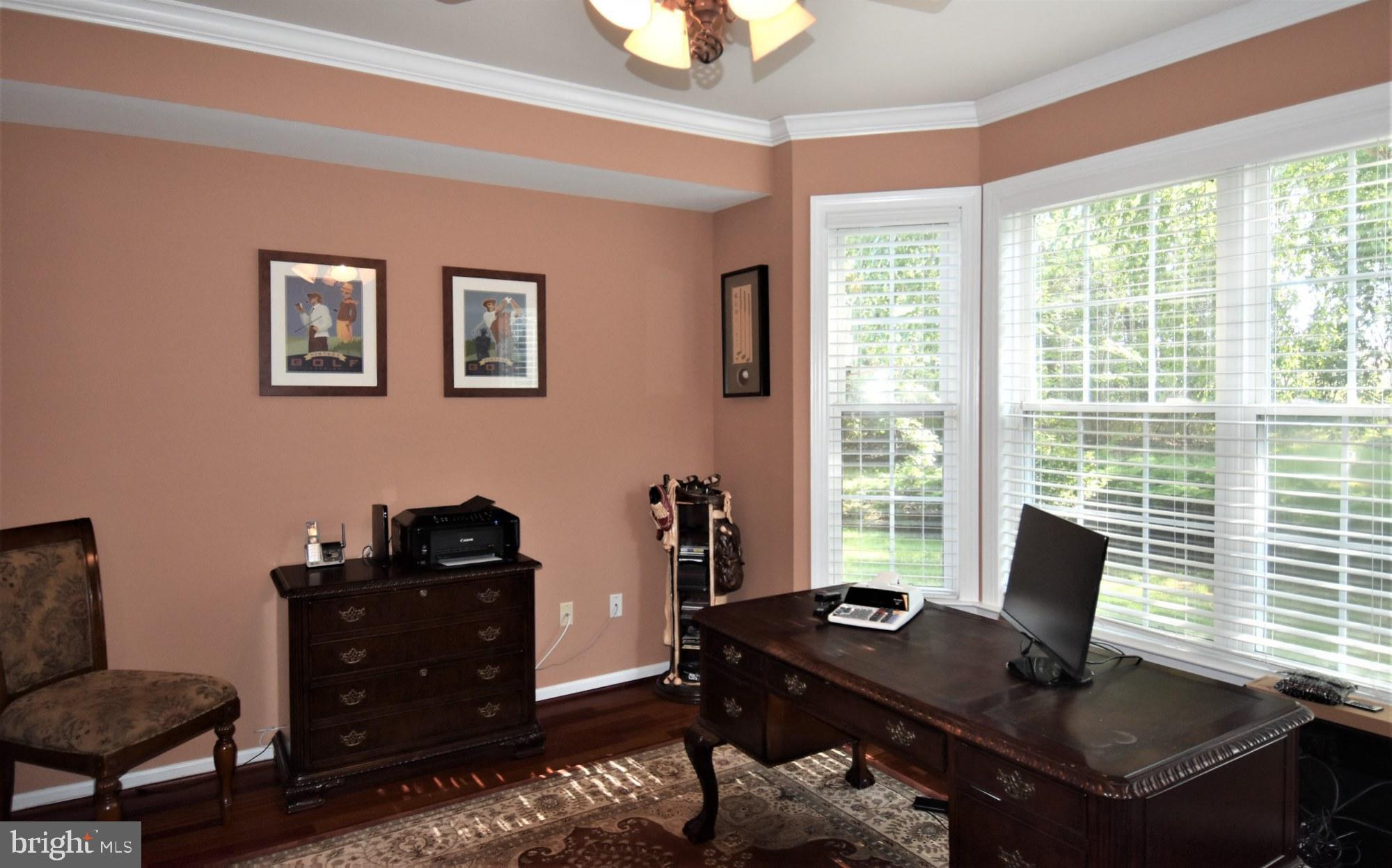 2420 Powderhorn Way Crofton, MD 21114 - Photo 27 of 85 Main Level Office Is Bright & Airy