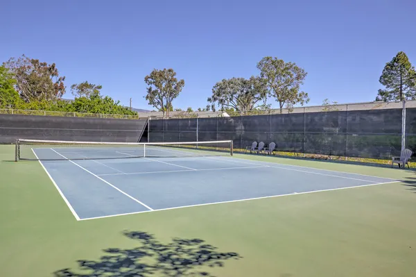 a view of a tennis court