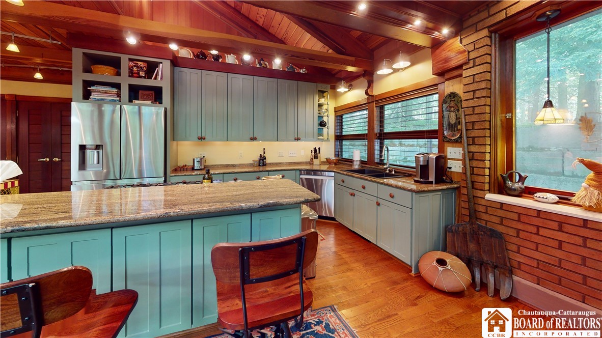 2545 A And B Parsonage Road, Unit A Findley Lake, NY 14736 - Photo 11 of 46 Main Lodge kitchen
