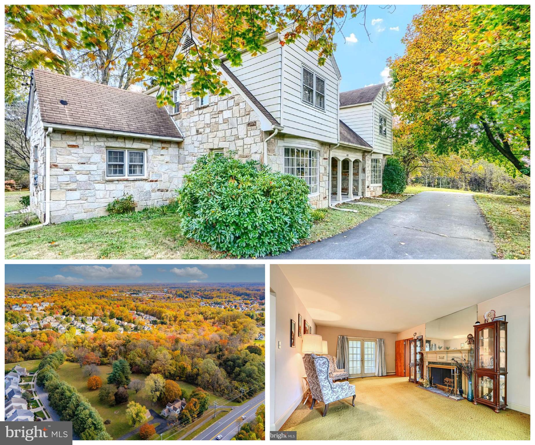 a view of house with a swimming pool
