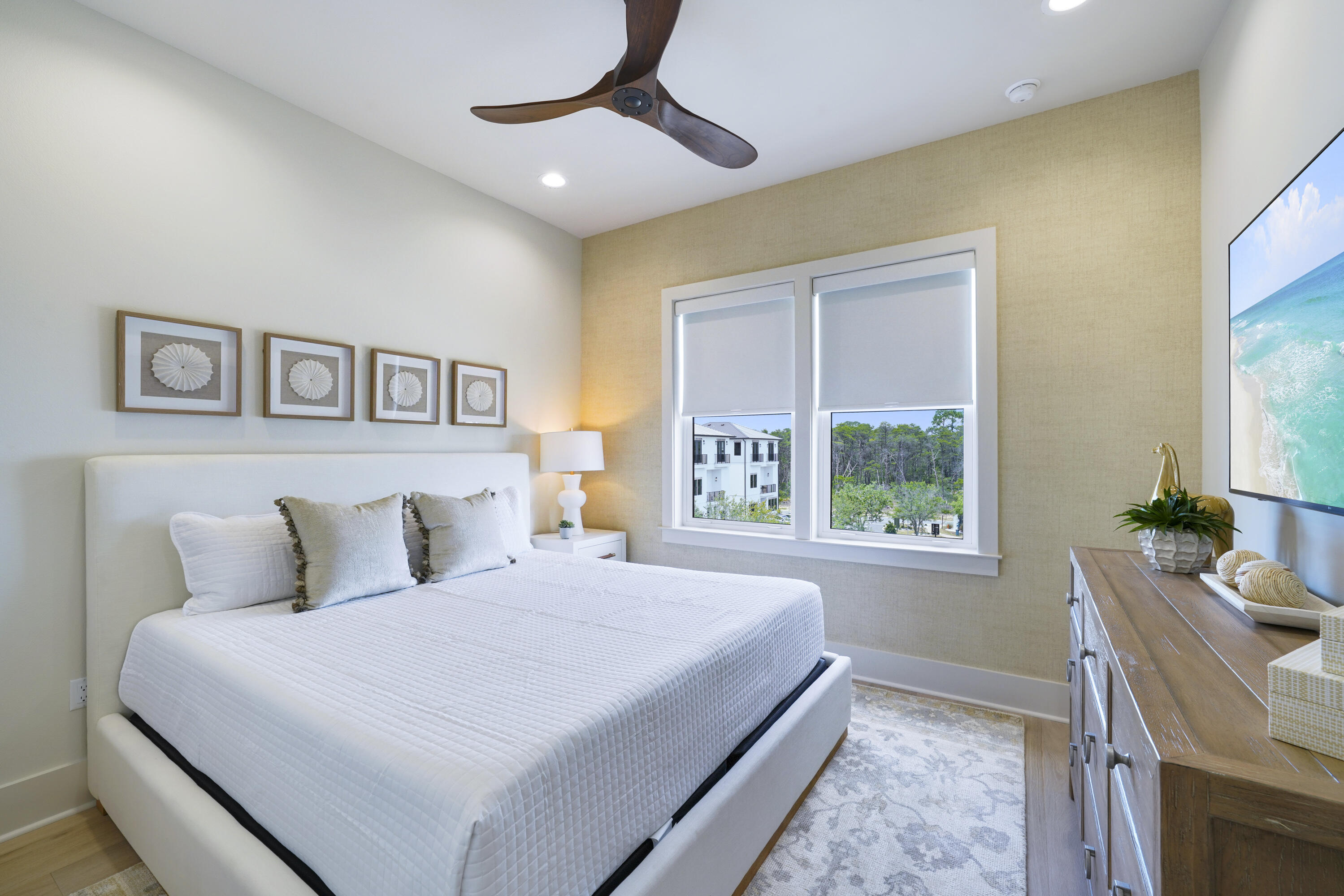 56 Sea Croft Cove Santa Rosa Beach, FL 32459 - Photo 44 of 65 a bedroom with a bed and a table