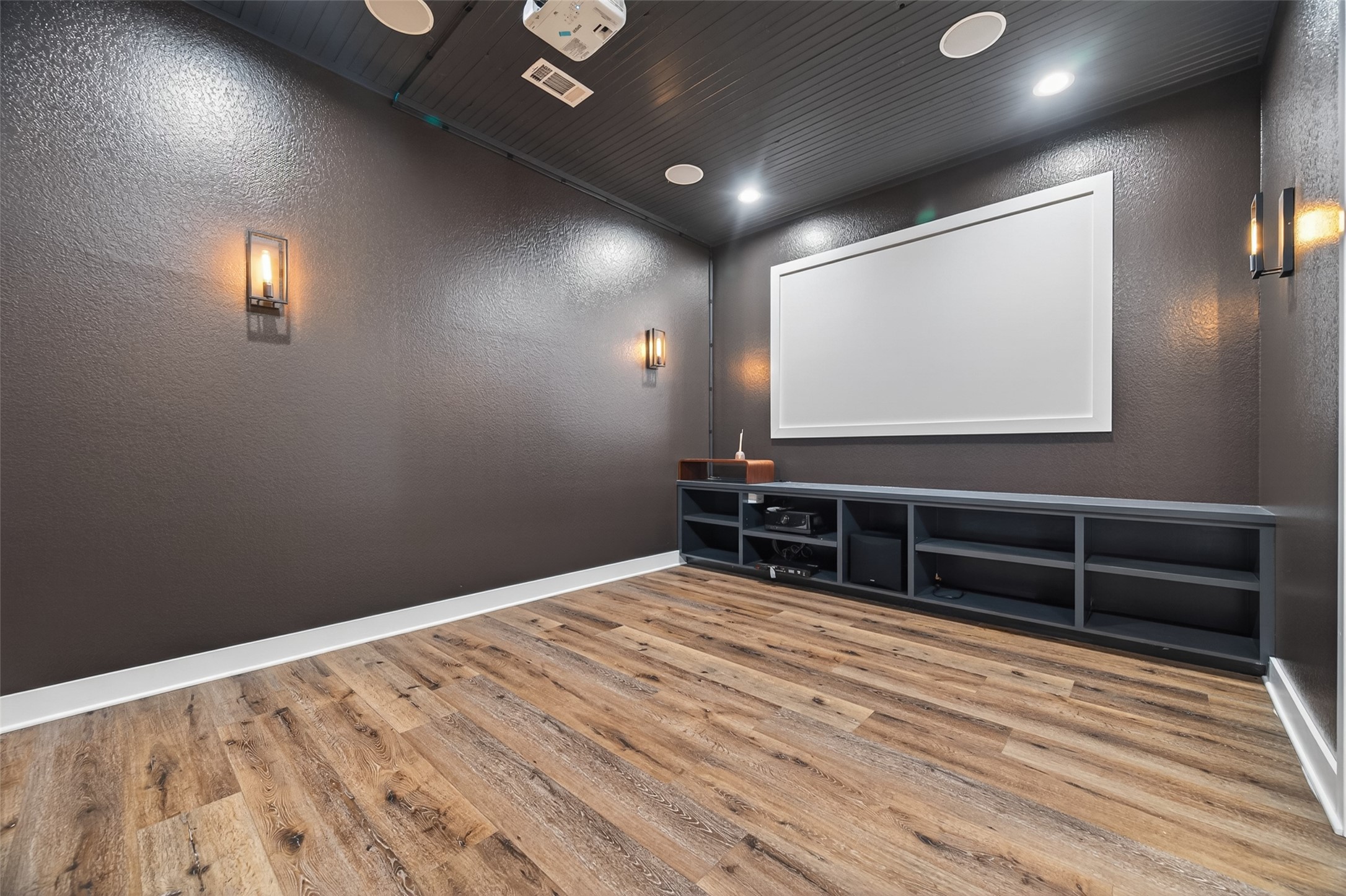 12625 Padon Road Needville, TX 77461 - Photo 25 of 50 Reinforced media room offering both entertainment space and added safety