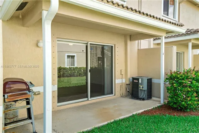 a view of front door and porch
