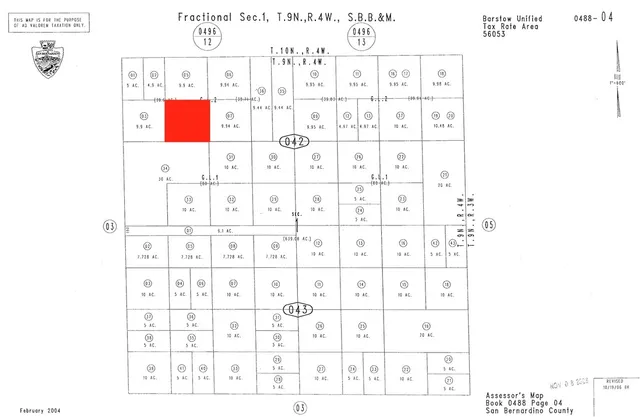 $27,000 | 0 South Of Cook Road, Hinkley, CA 92347