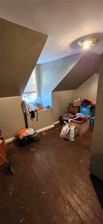 a view of kitchen and living room